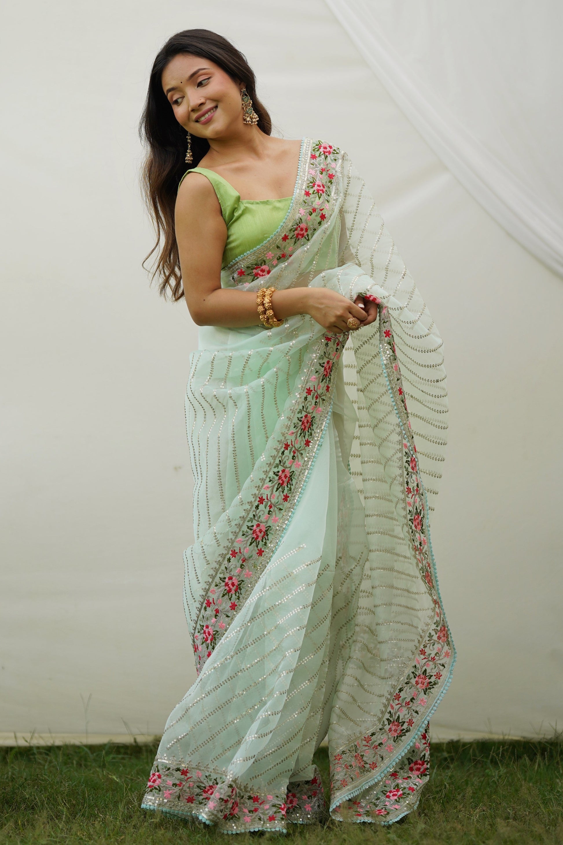 green-embroidered-organza-saree-zb131143_1_SareeButa.com