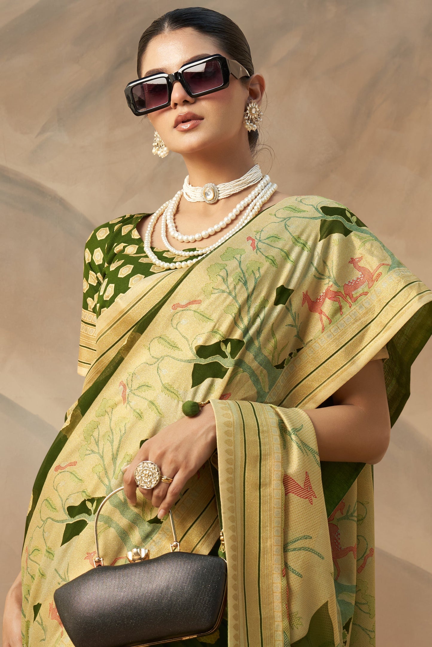 Green Georgette Paithani Saree-ZB133755_3_SareeButa.com