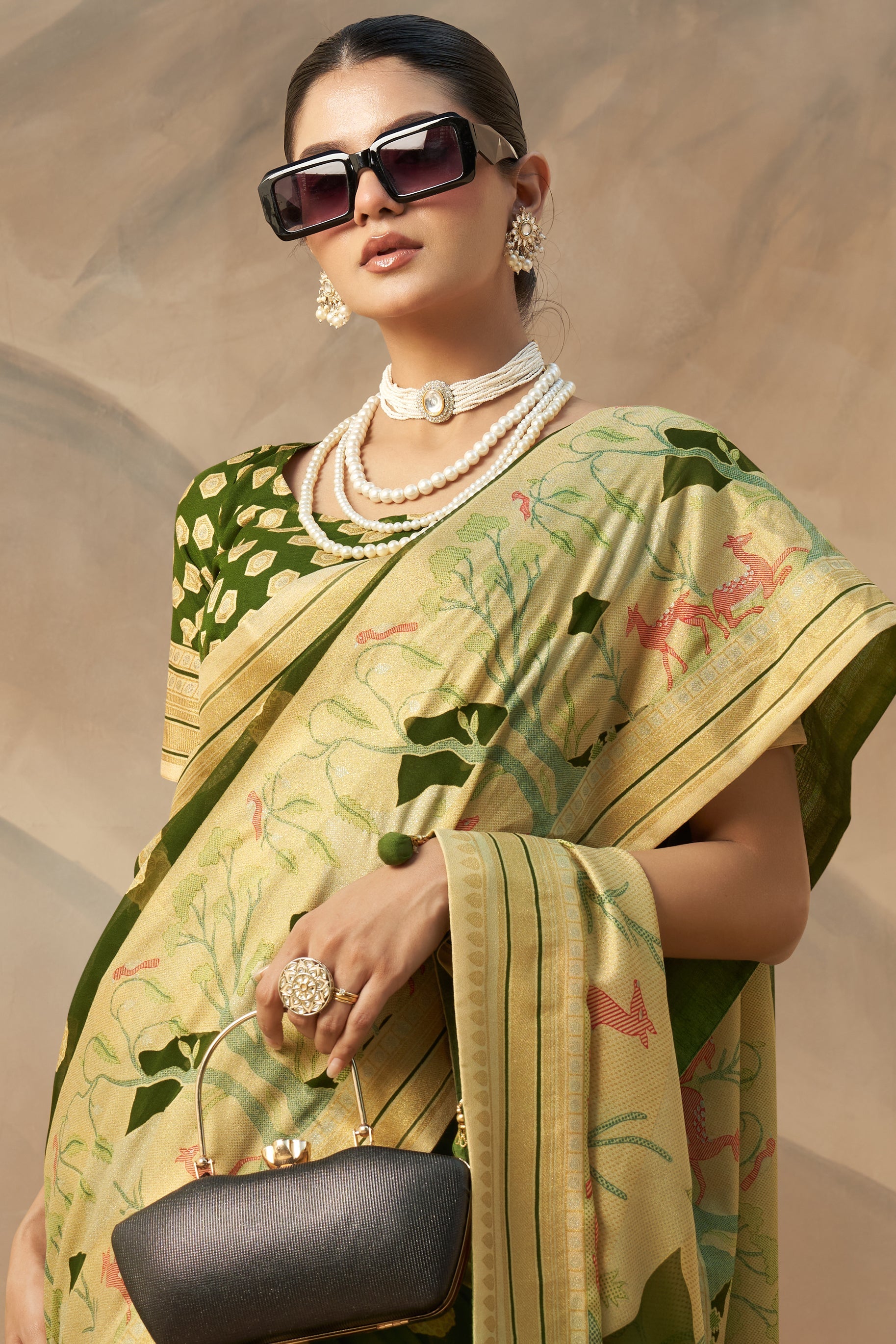 Green Georgette Paithani Saree-ZB133755_3_SareeButa.com