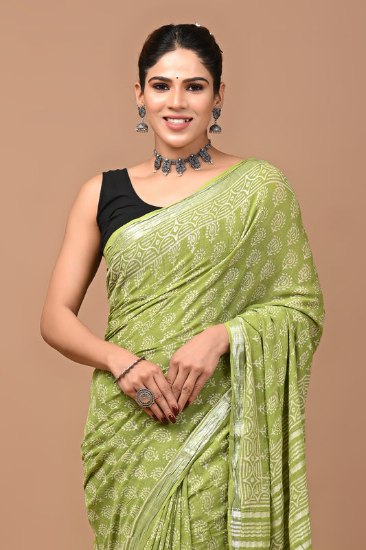 green-handblock-print-cotton-linen-saree-zb132575_2_SareeButa.com