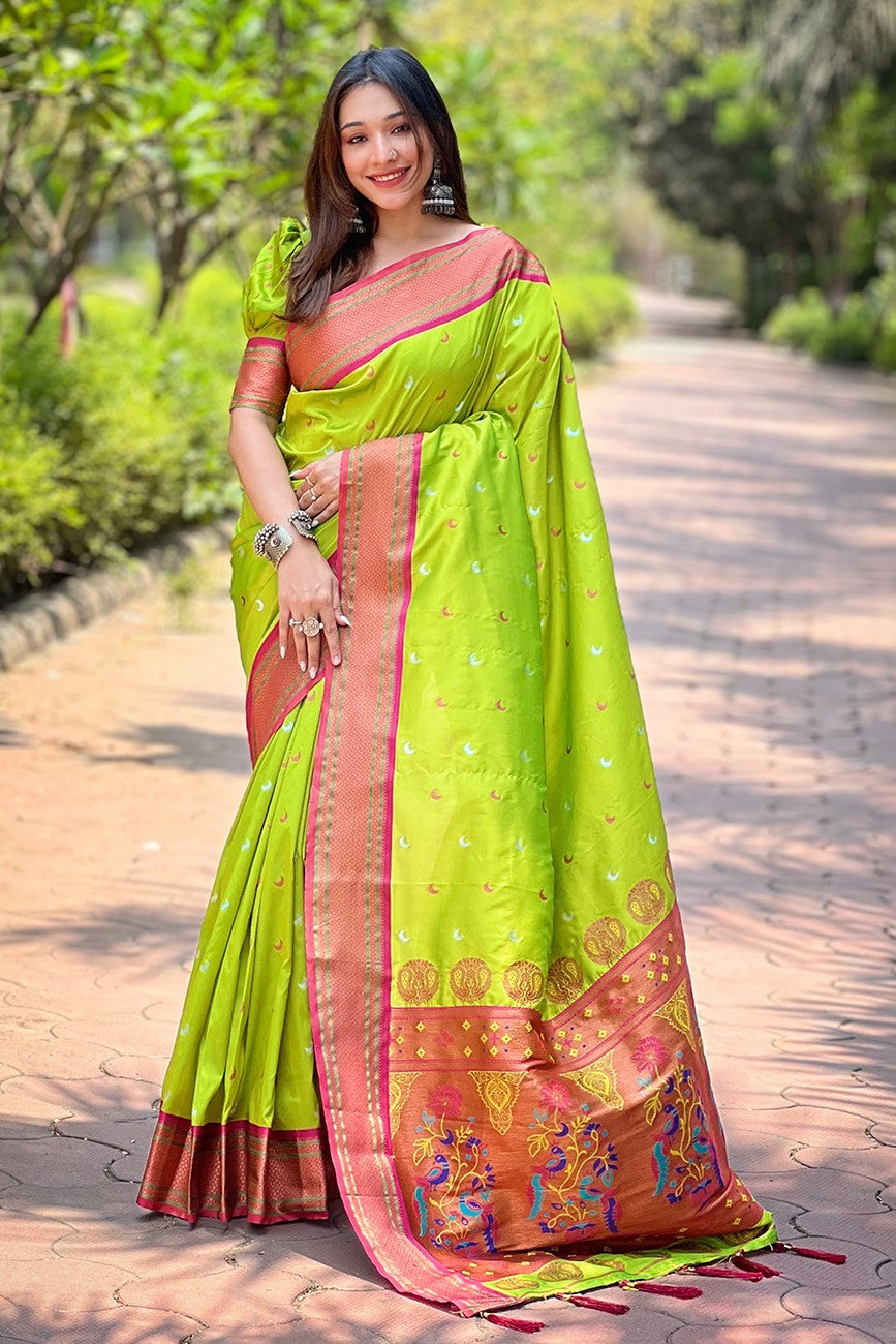 Green Paithani Saree-ZB133104_1_SareeButa.com