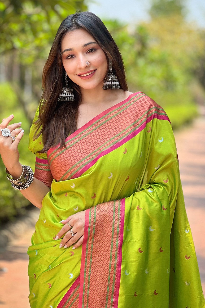 Green Paithani Saree-ZB133104_2_SareeButa.com