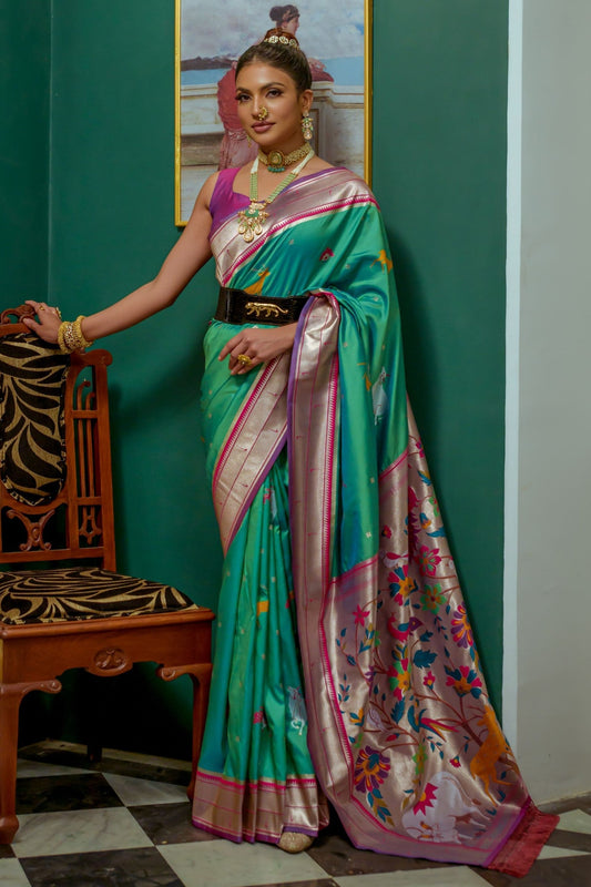 green-paithani-silk-saree-zb131586_1_SareeButa.com