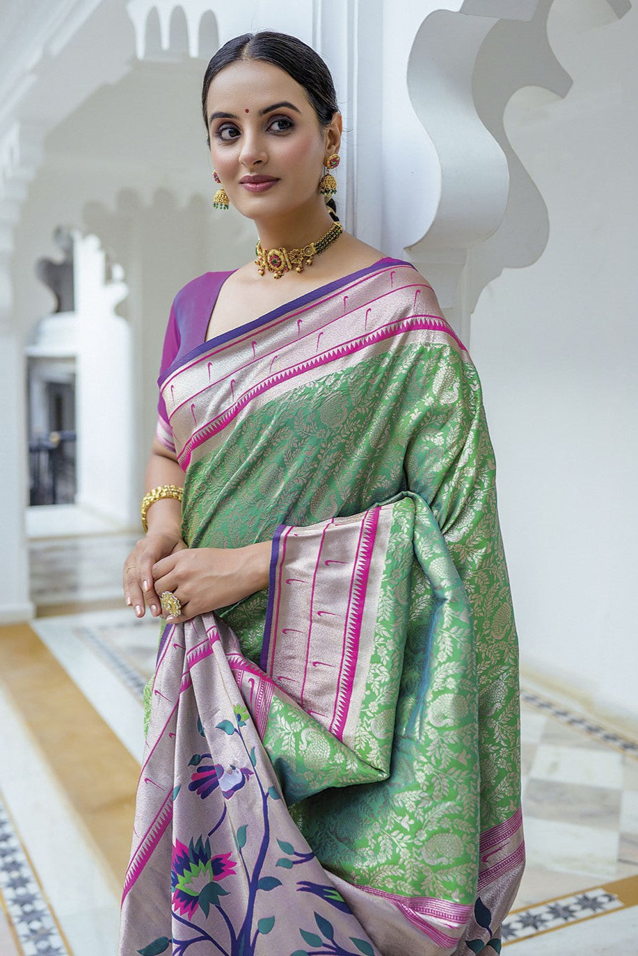 green-paithani-silk-saree-zb131598_2_SareeButa.com