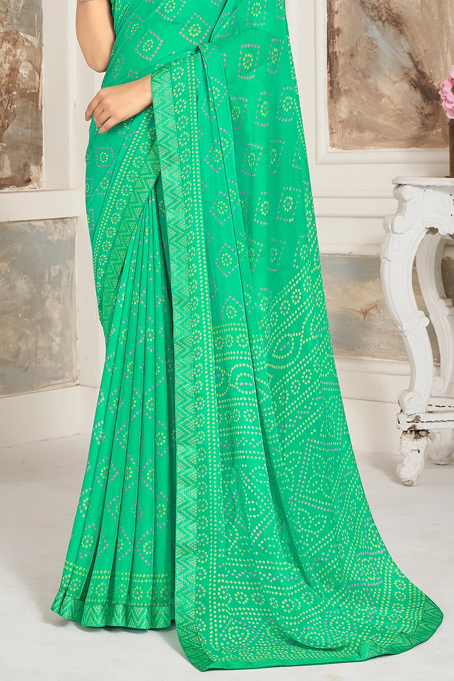 green-printed-chiffon-saree-zb132713_4_SareeButa.com