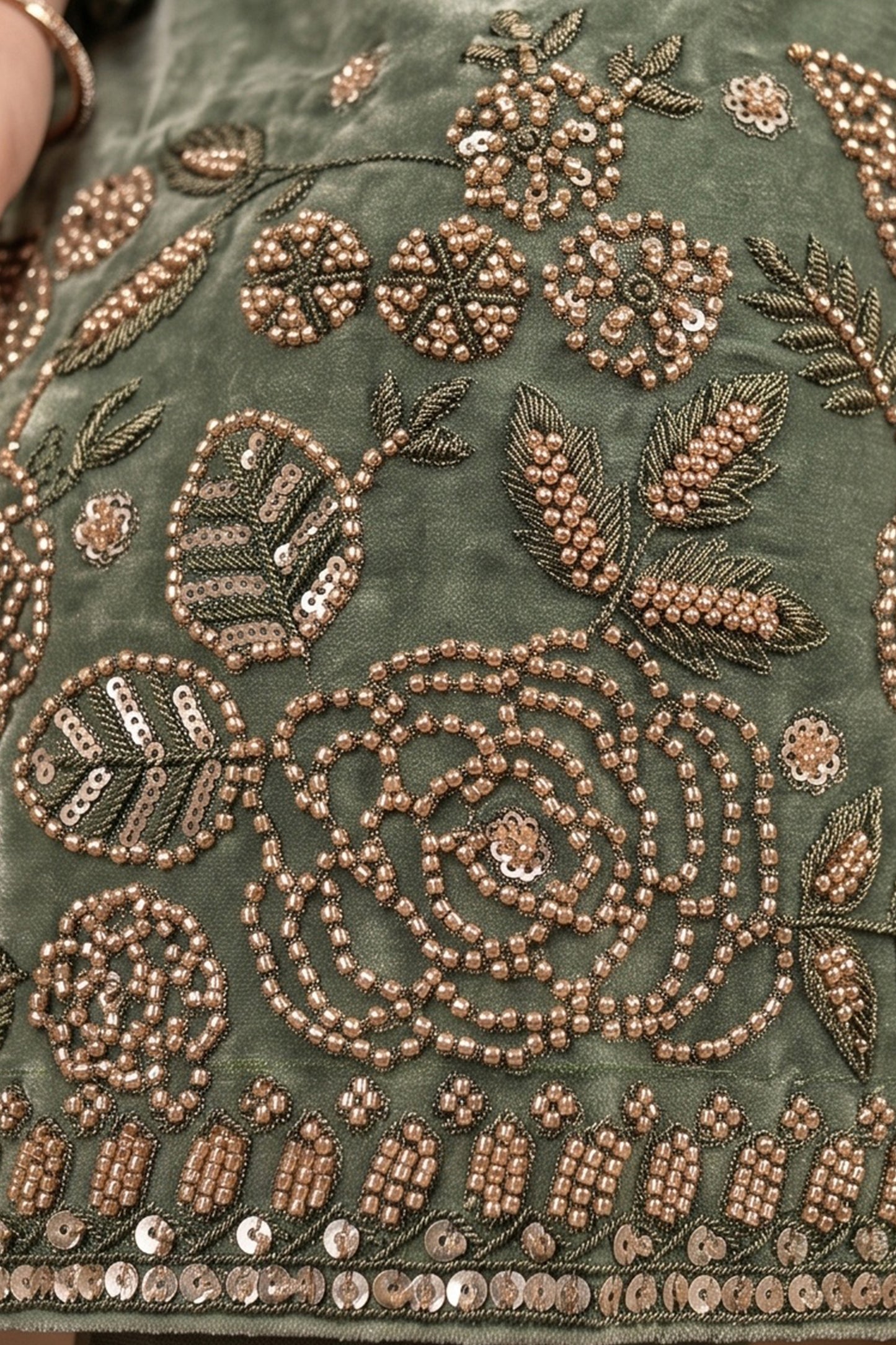 Green Readymade Embroidered Palazzo Suit-SAR13136_4_SareeButa.com
