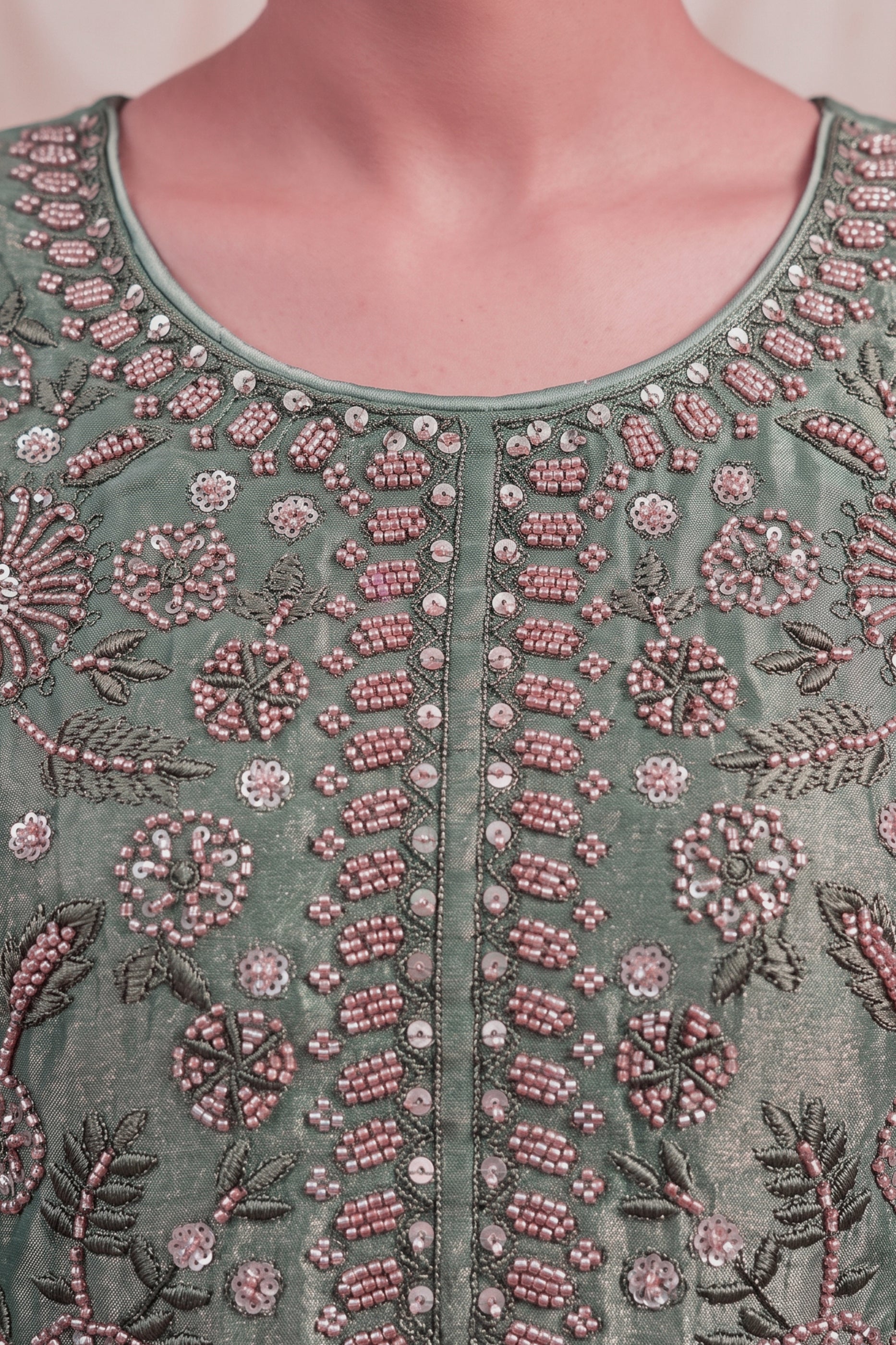 Green Readymade Embroidered Palazzo Suit-SAR13136_5_SareeButa.com