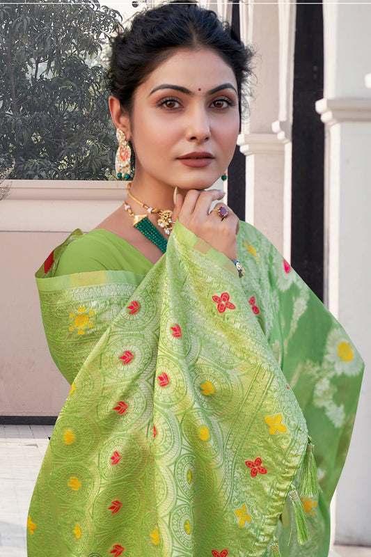 green-woven-cotton-saree-zb132465_2_SareeButa.com