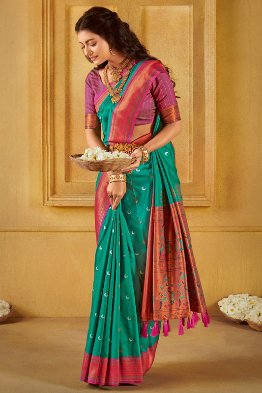 green-silk-paithani-saree-zb132143_1_SareeButa.com