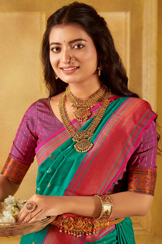 green-silk-paithani-saree-zb132143_2_SareeButa.com