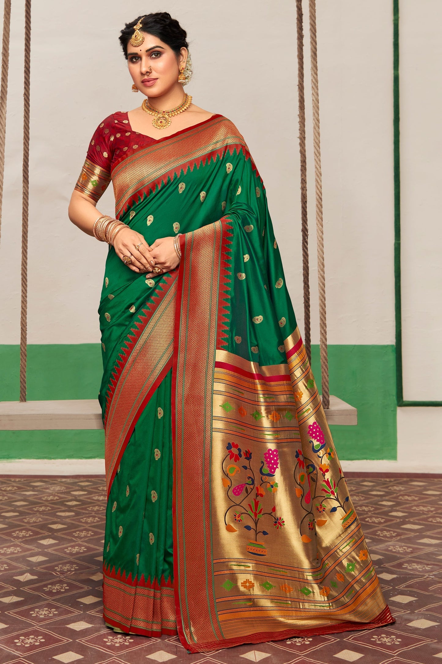 green-silk-paithani-saree-zb132422_1_SareeButa.com