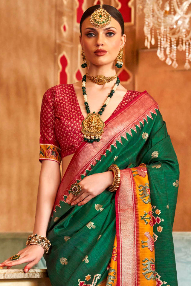 green-silk-patola-saree-zb132078_3_SareeButa.com