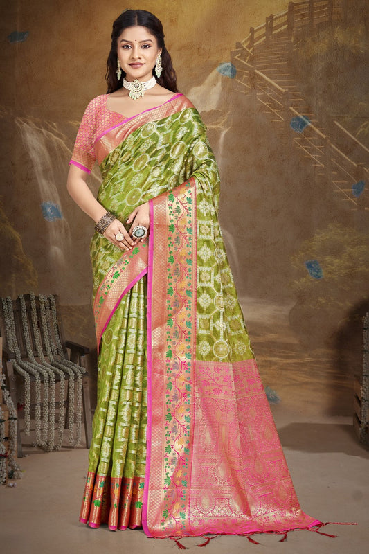 Green Silk Saree-ZB132951_1_SareeButa.com