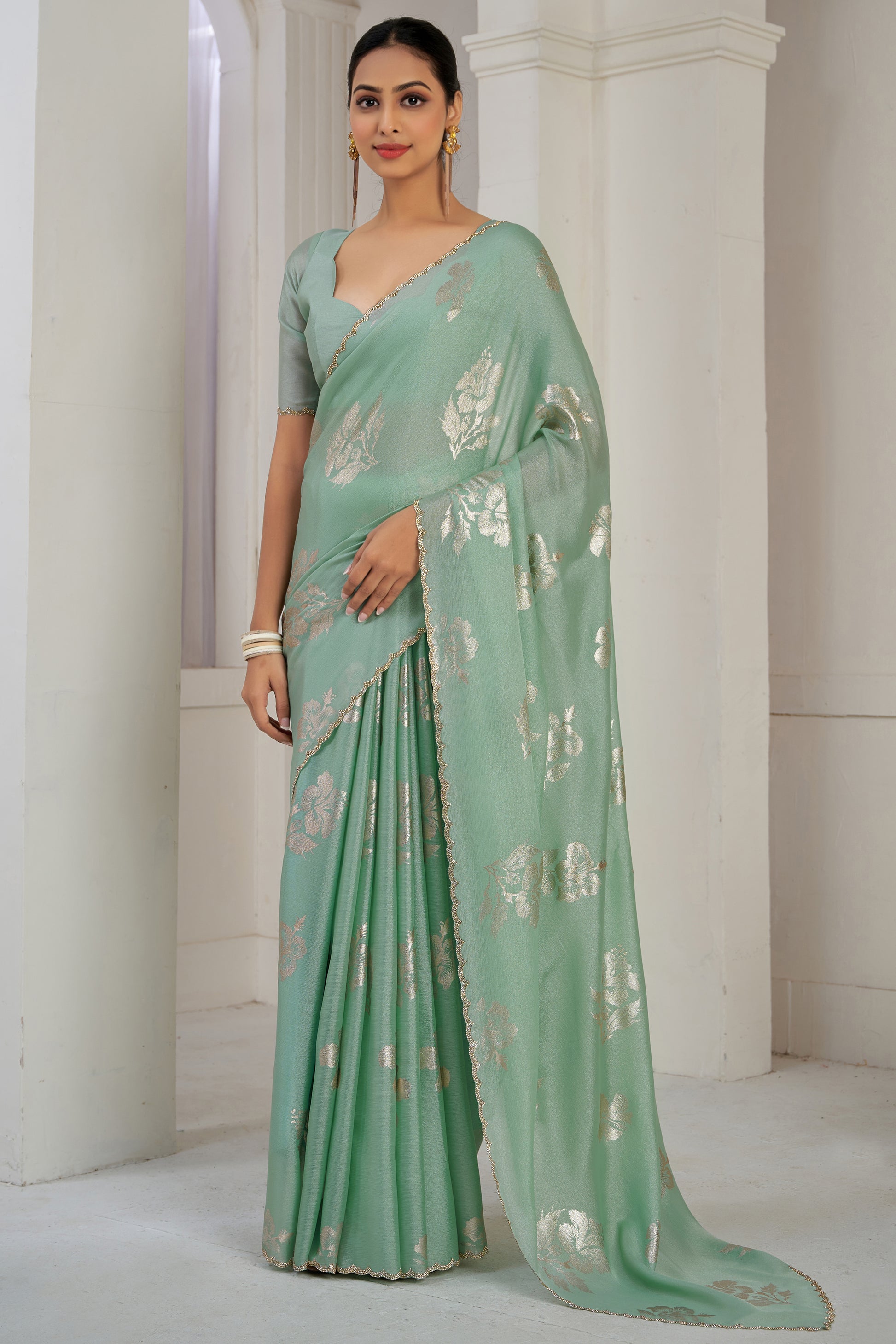 green-stone-work-satin-silk-saree-zb133481_1_Sareebuta.com