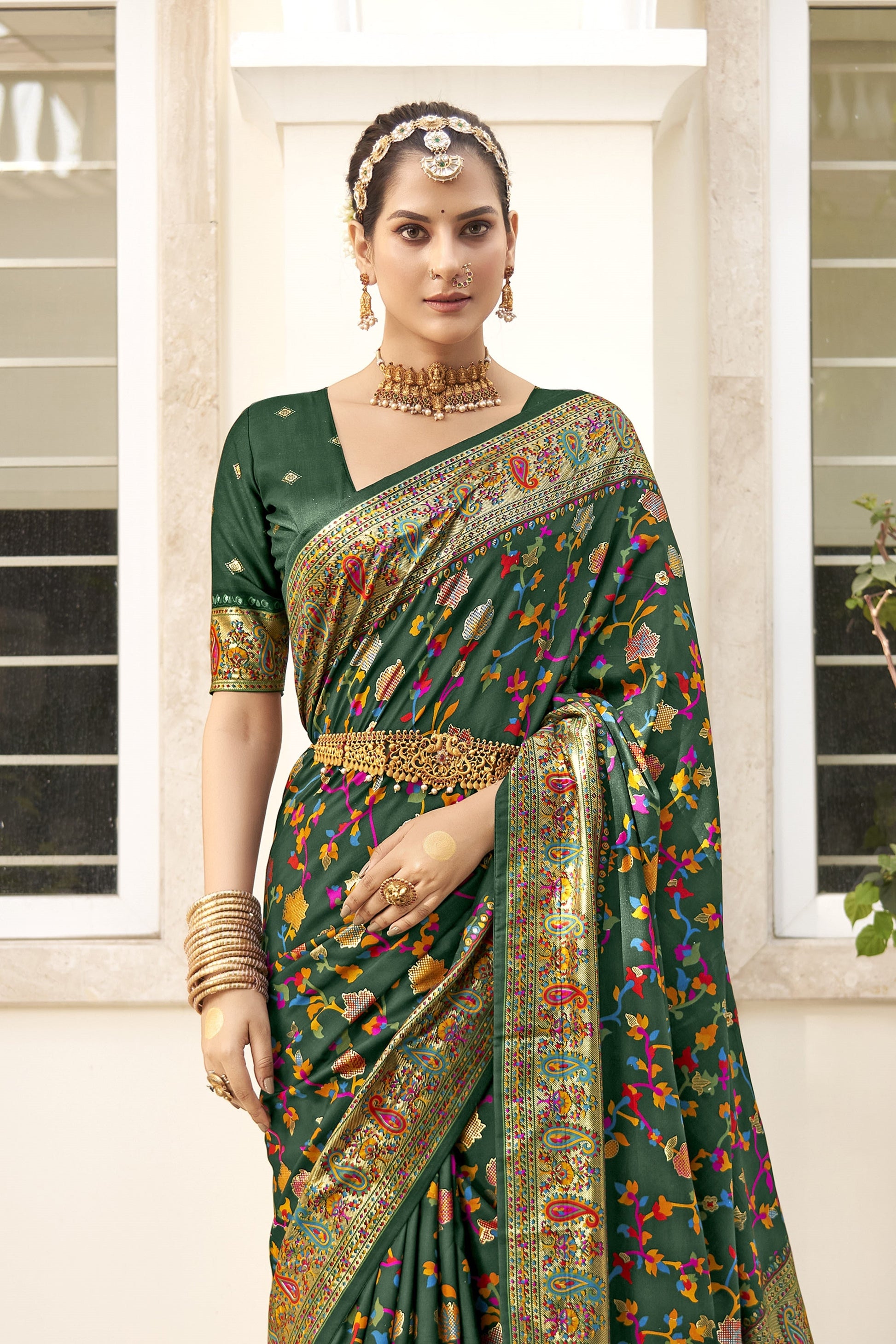 green-tussar-silk-saree-zb130479_2_SareeButa.com