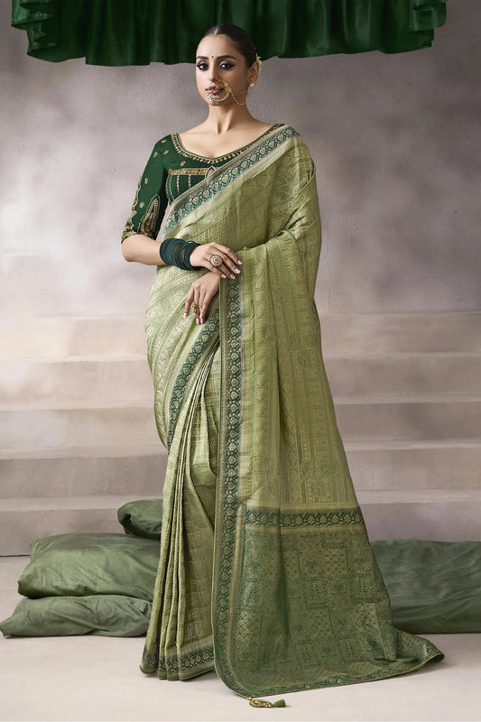 Green Woven Crepe Silk Saree-SAR11602_1_SareeButa.com