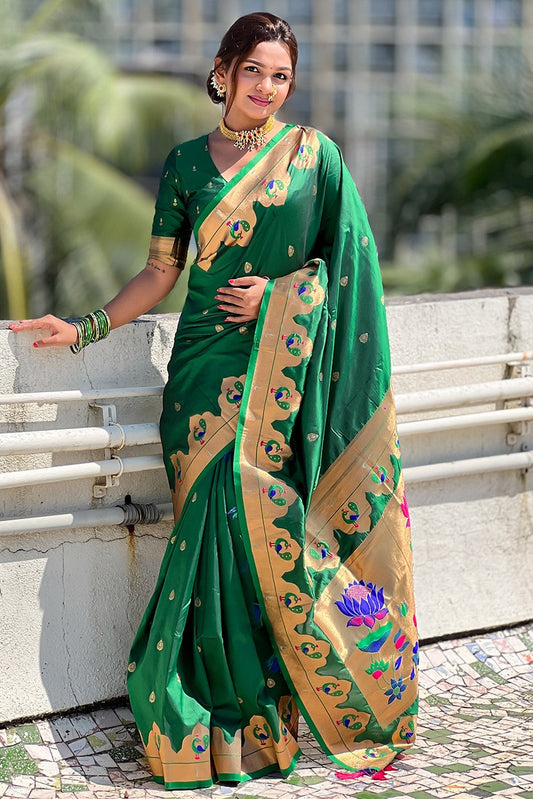 Green Paithani Saree-ZB133085_1_SareeButa.Com