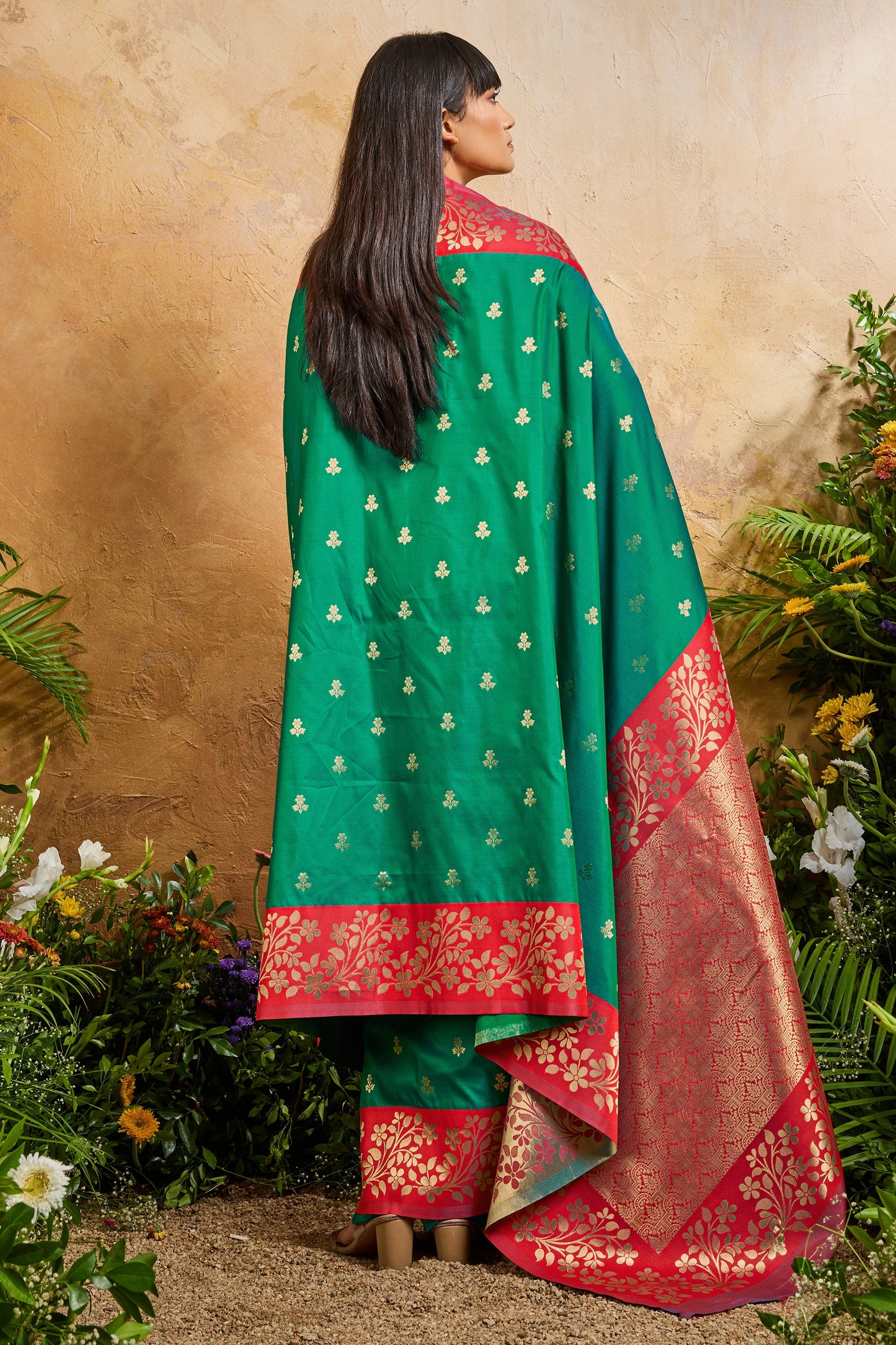 Green Woven Silk Saree-SAR12322_3_SareeButa.com