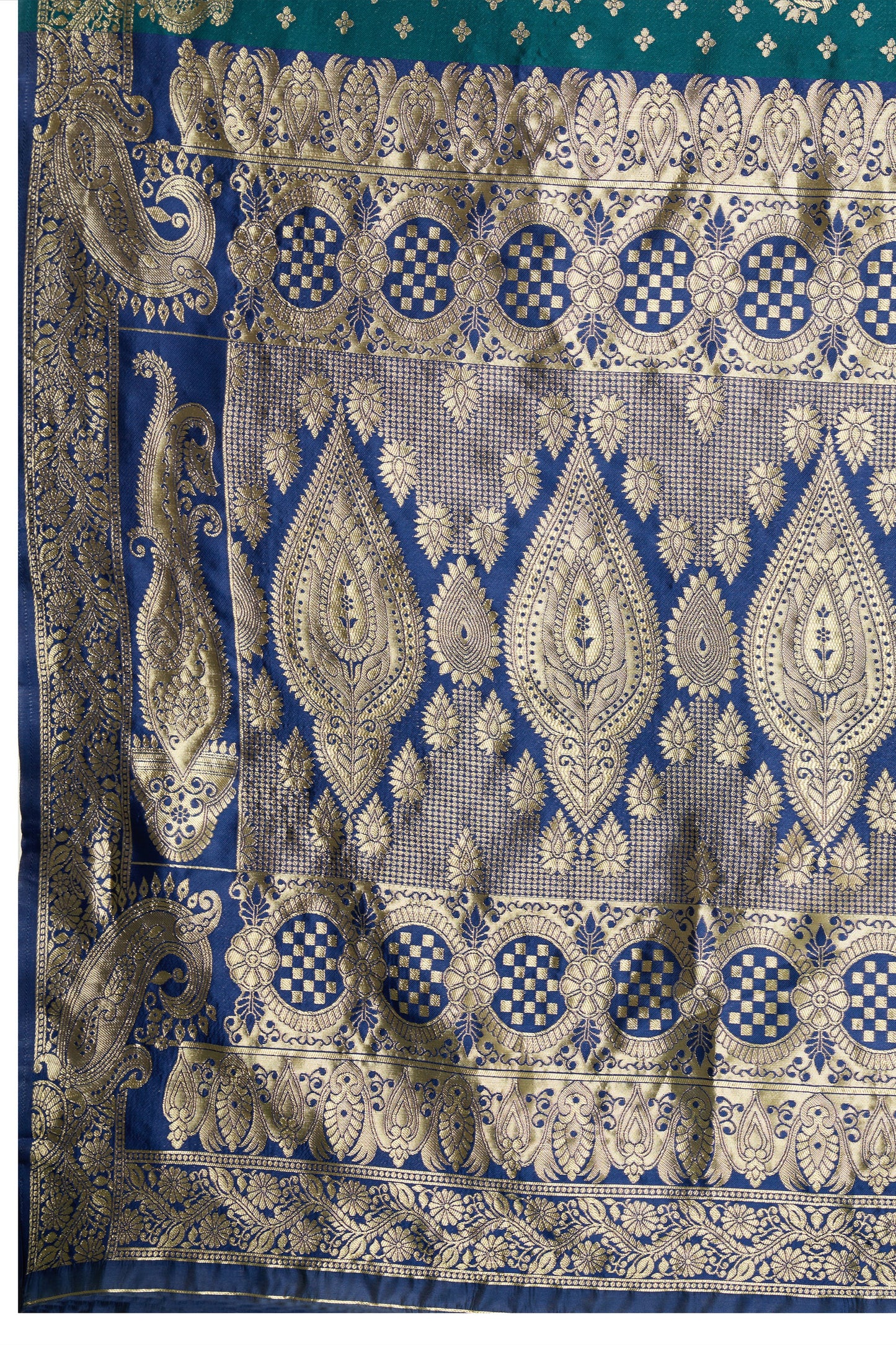 Green Woven Silk Saree-SAR12517_4_SareeButa.com