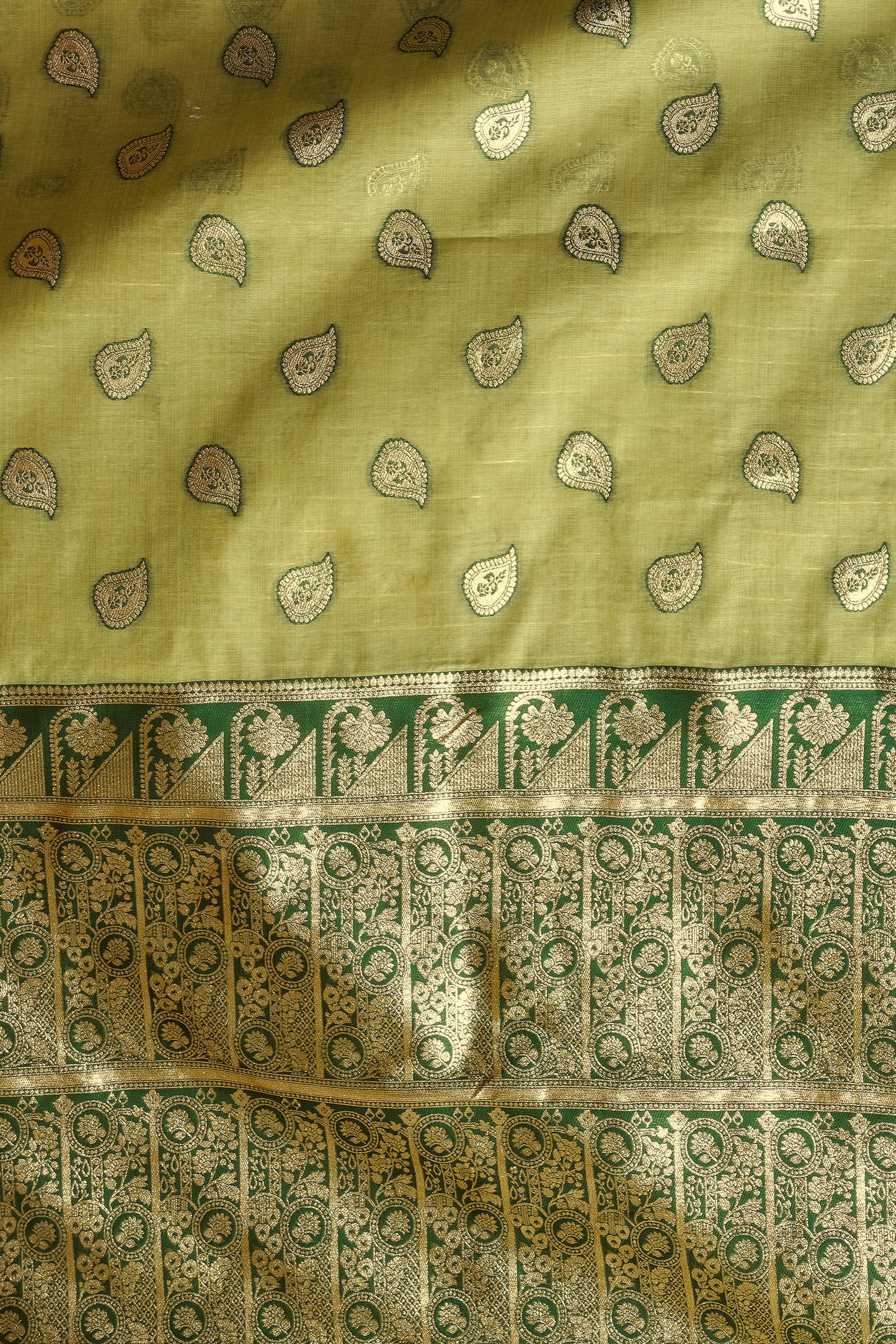 Green Woven Silk Saree-SAR12629_4_SareeButa.com