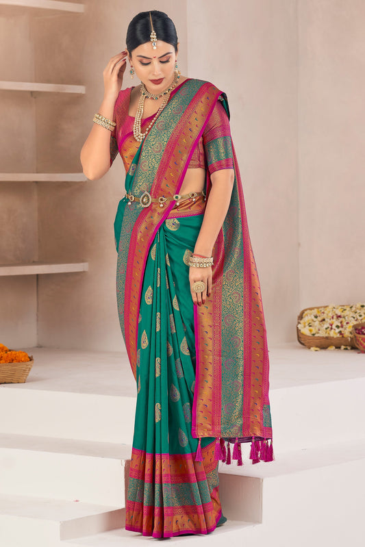 green-woven-silk-saree-zb132367_1_SareeButa.com