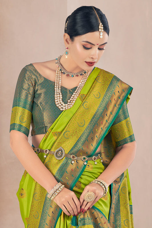 green-woven-silk-saree-zb132369_2_SareeButa.com