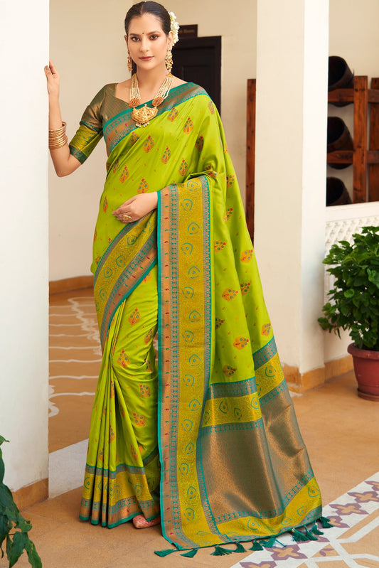green-woven-silk-saree-zb132372_1_SareeButa.com