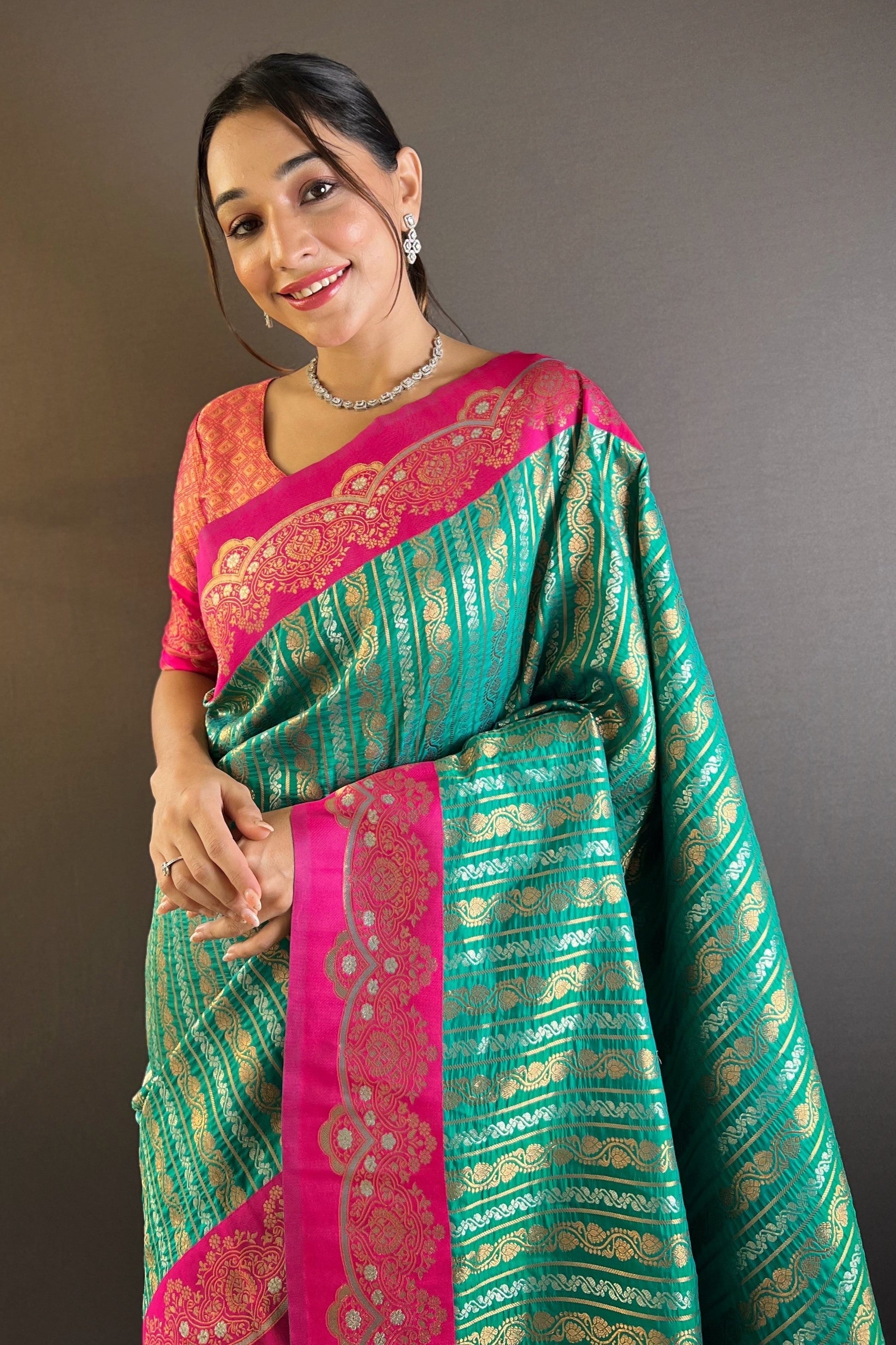 green-woven-silk-saree-zb132643_2_SareeButa.com