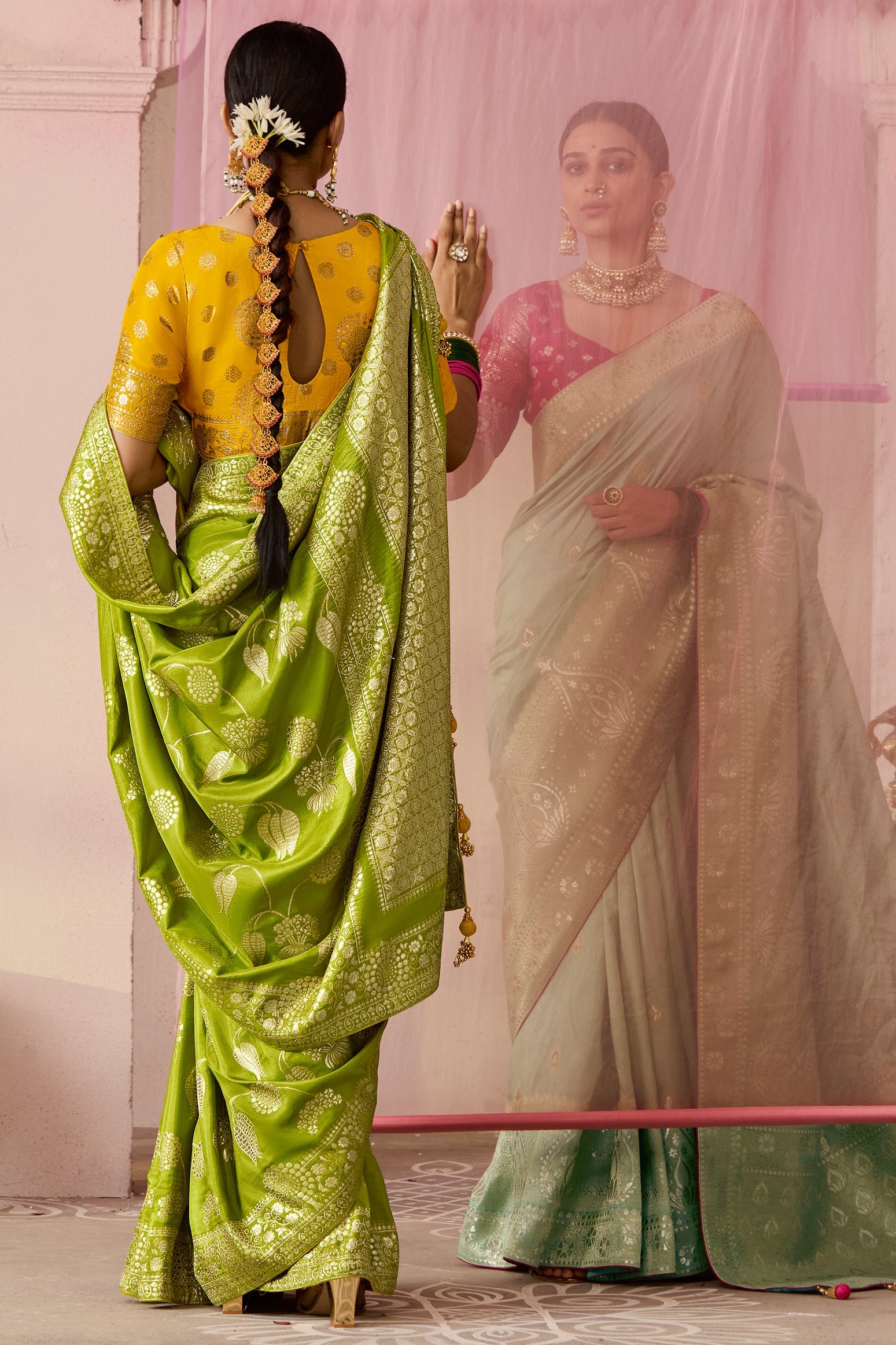 green-woven-silk-saree-zb132863_3_SareeButa.com