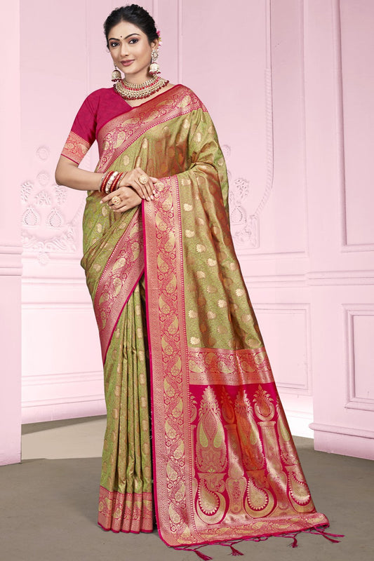 green-woven-silk-saree-zb132936_1_SareeButa.com