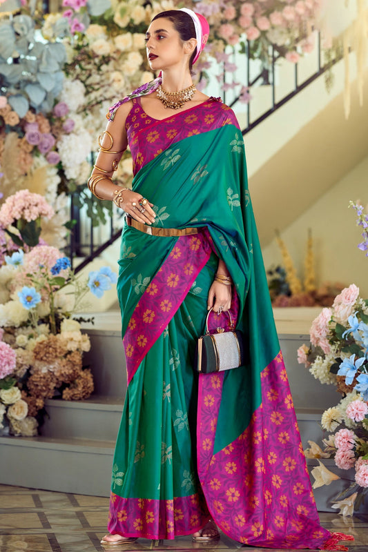 Green Woven Silk Saree-ZB133407_1_SareeButa.com