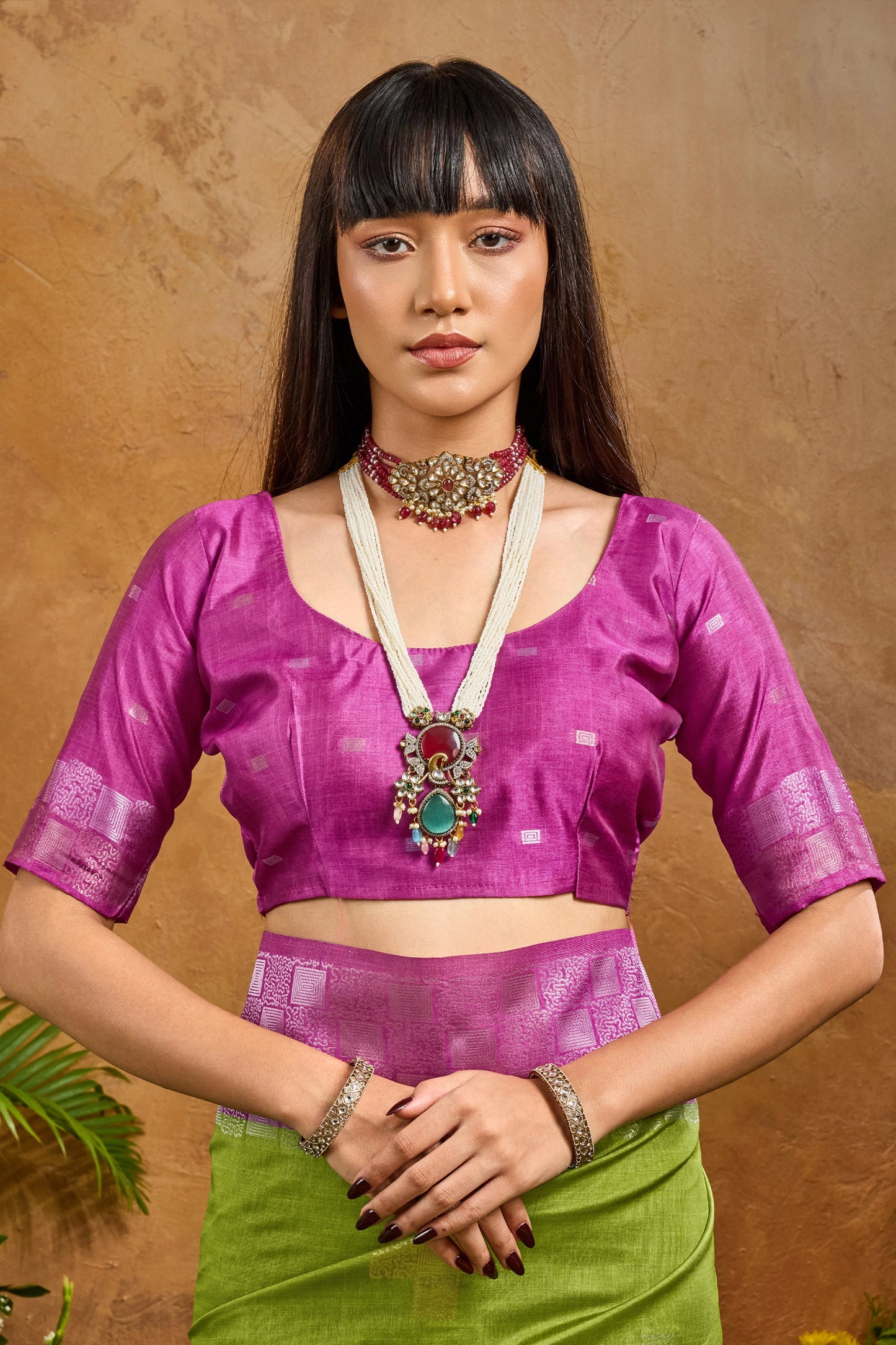 Green Woven Silk Saree
-SAR11929_5_SareeButa.com