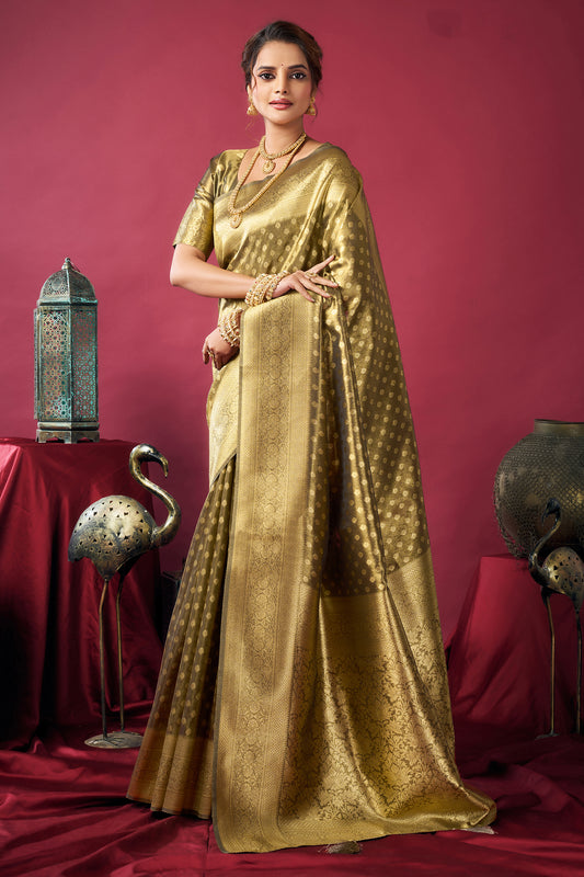 Green Woven Tissue Silk Saree-SAR12614_1_SareeButa.com