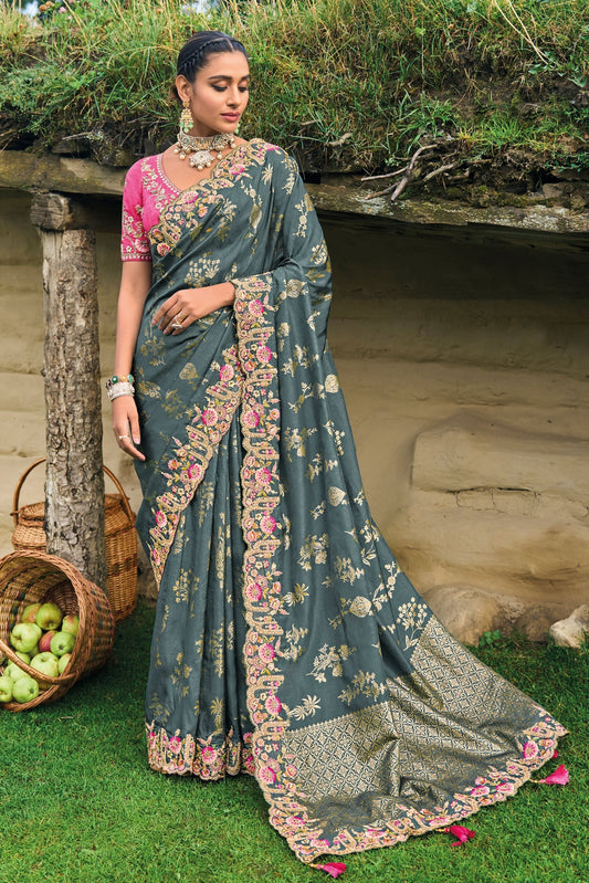grey-embroidered-banarasi-silk-saree-zb130875_1_SareeButa.com