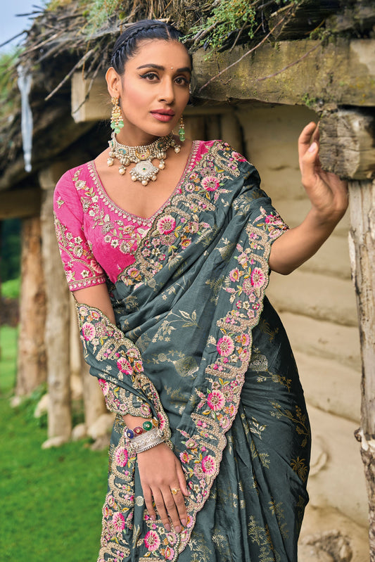 grey-embroidered-banarasi-silk-saree-zb130875_2_SareeButa.com