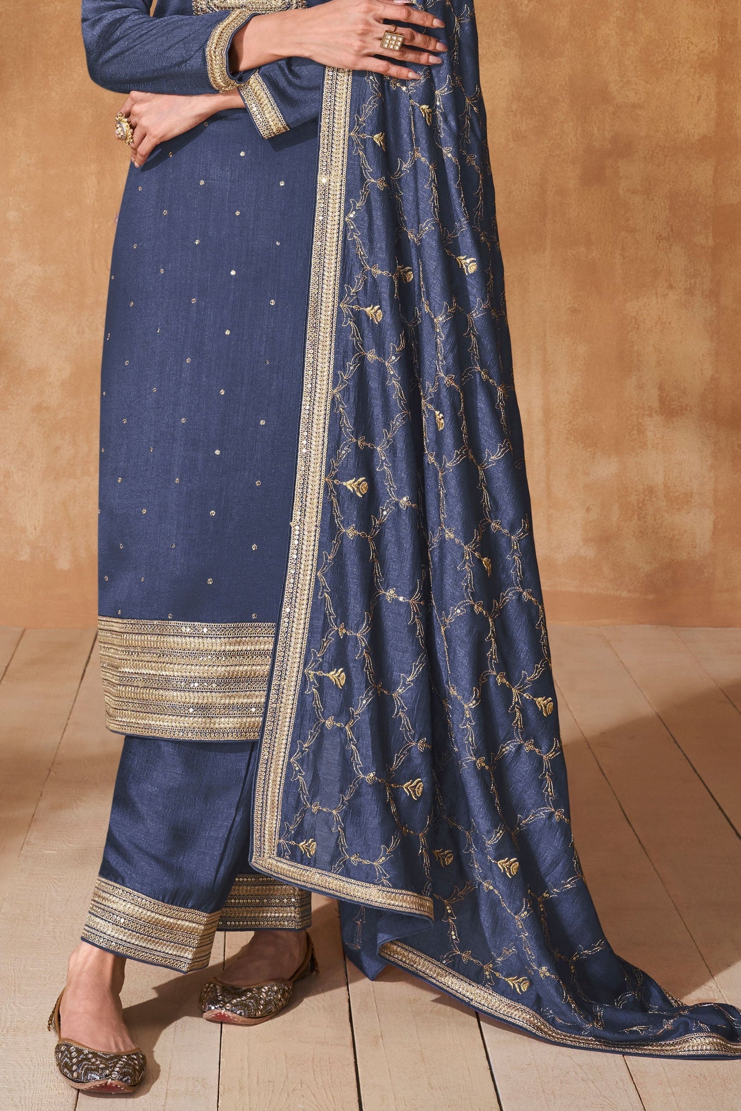 grey-embroidered-silk-straight-suit-ss010_3_SareeButa.com