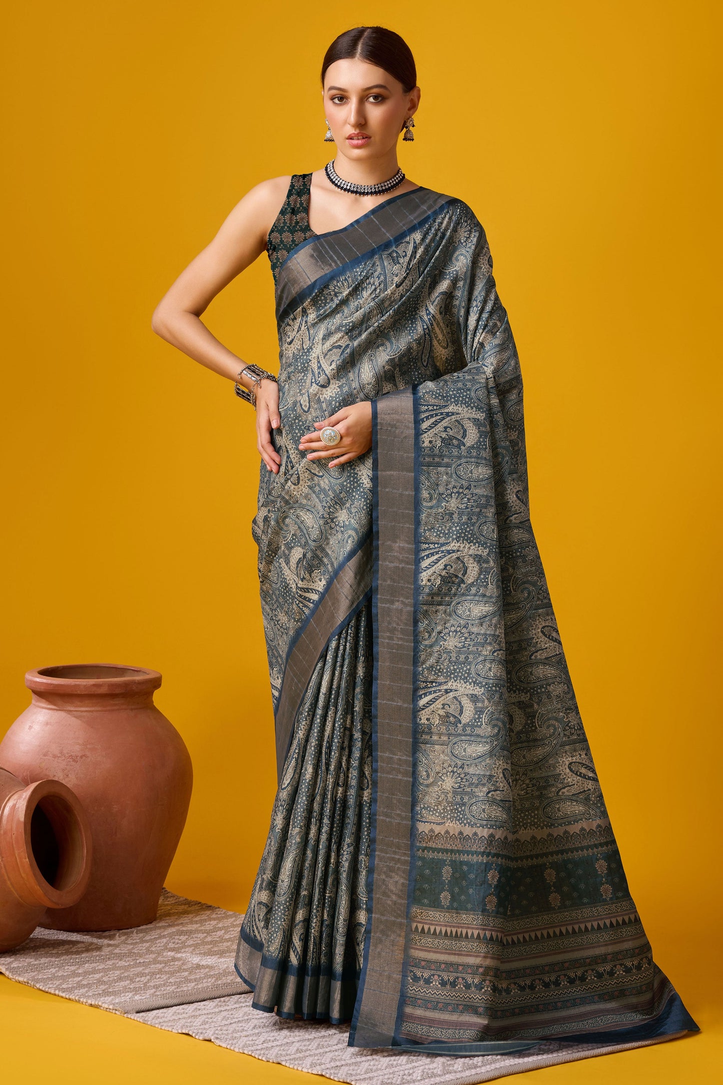 grey-printed-cotton-silk-saree-zb131903_1_SareeButa.com