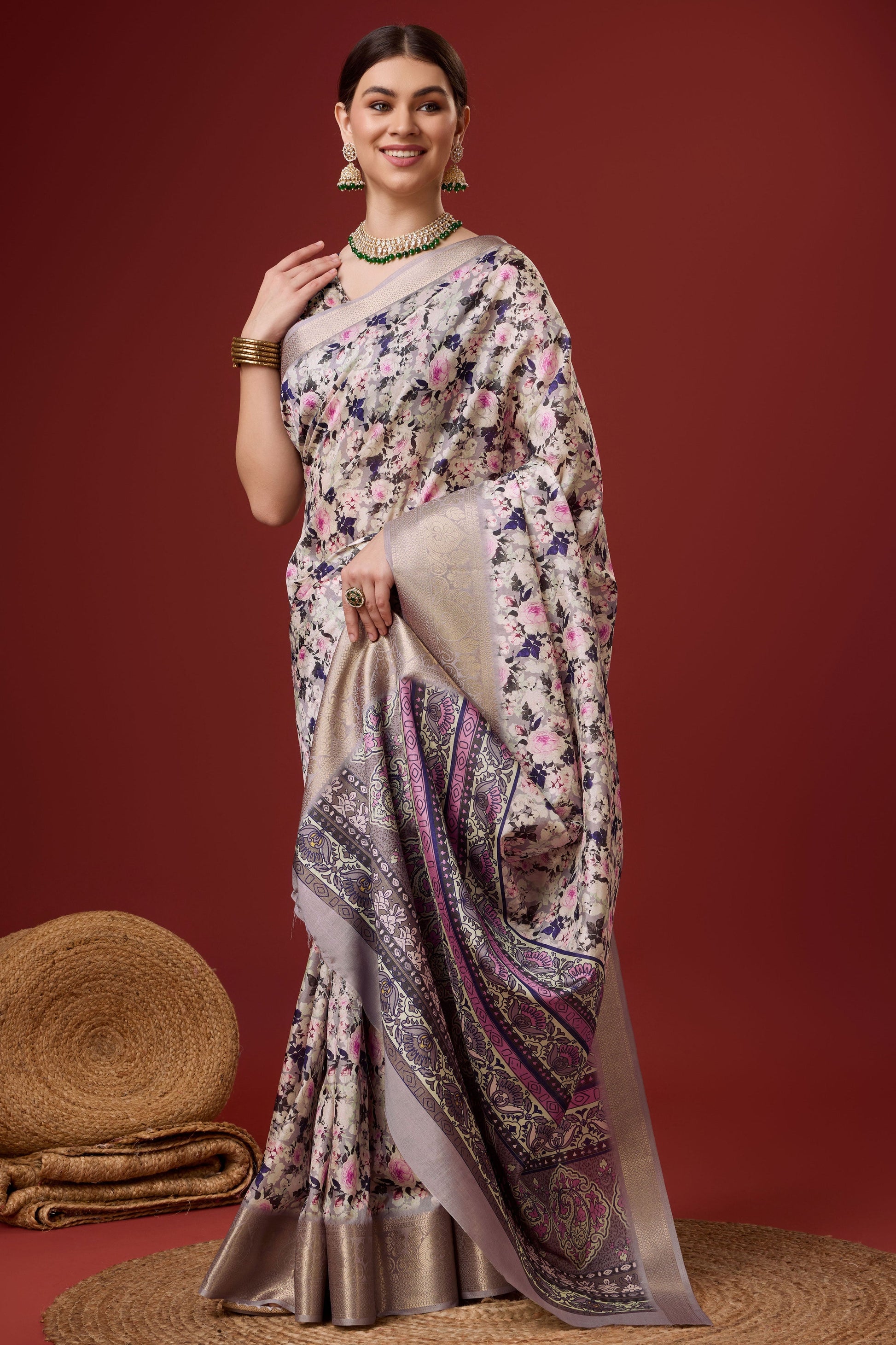 grey-printed-cotton-silk-saree-zb131905_4_SareeButa.com