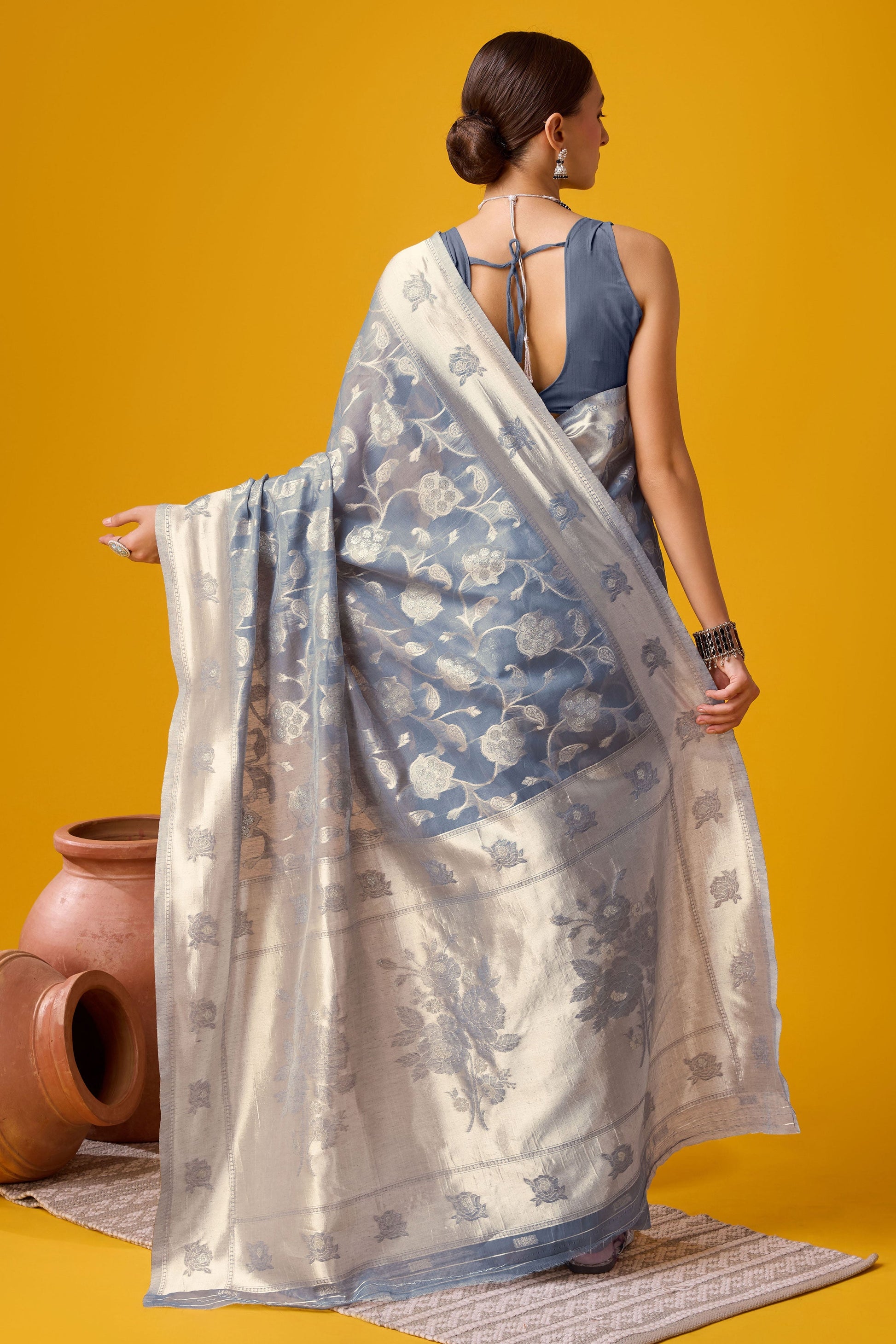 grey-printed-cotton-silk-saree-zb131917_2_SareeButa.com