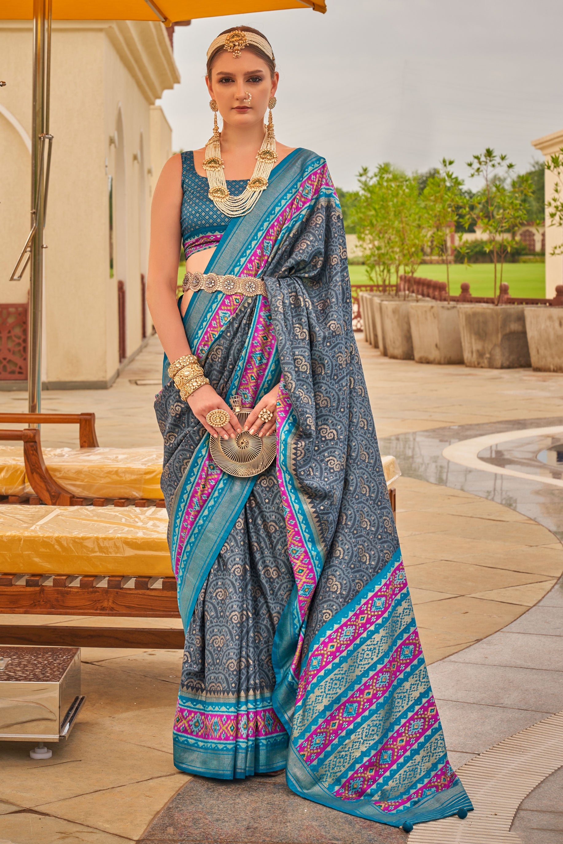 grey-printed-patola-silk-saree-zb130743_1_SareeButa.com