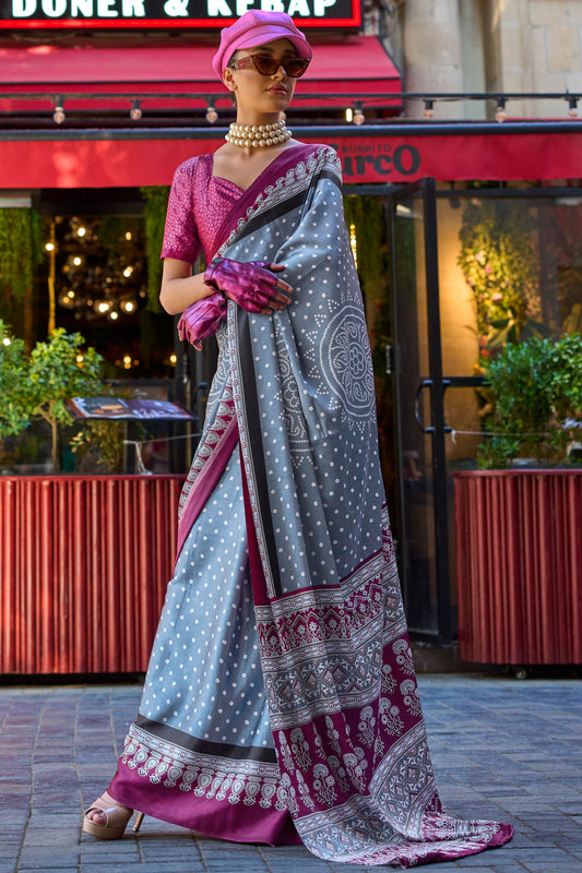 grey-printed-satin-crepe-saree-zb131050_1_SareeButa.com