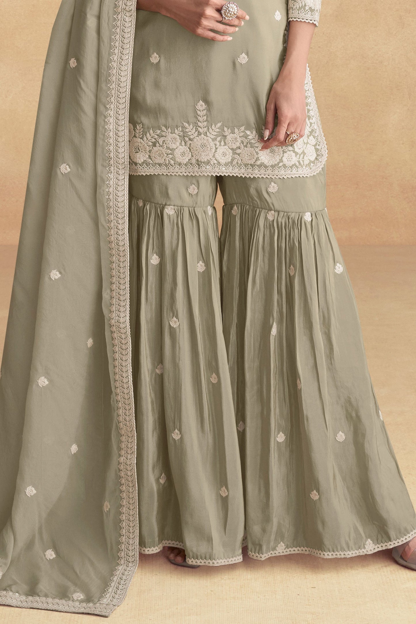 Grey Silk Readymade Sharara Suit-SS074_3_SareeButa.com