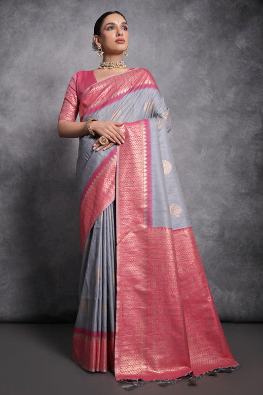 grey-tusser-silk-saree-zb130273_1_SareeButa.com