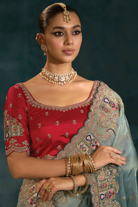 Grey Embroidered Crepe Silk Saree-SAR10395_2_SareeButa.com