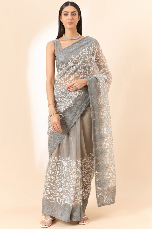 grey-embroidered-organza-saree-zb131083_1_SareeButa.com