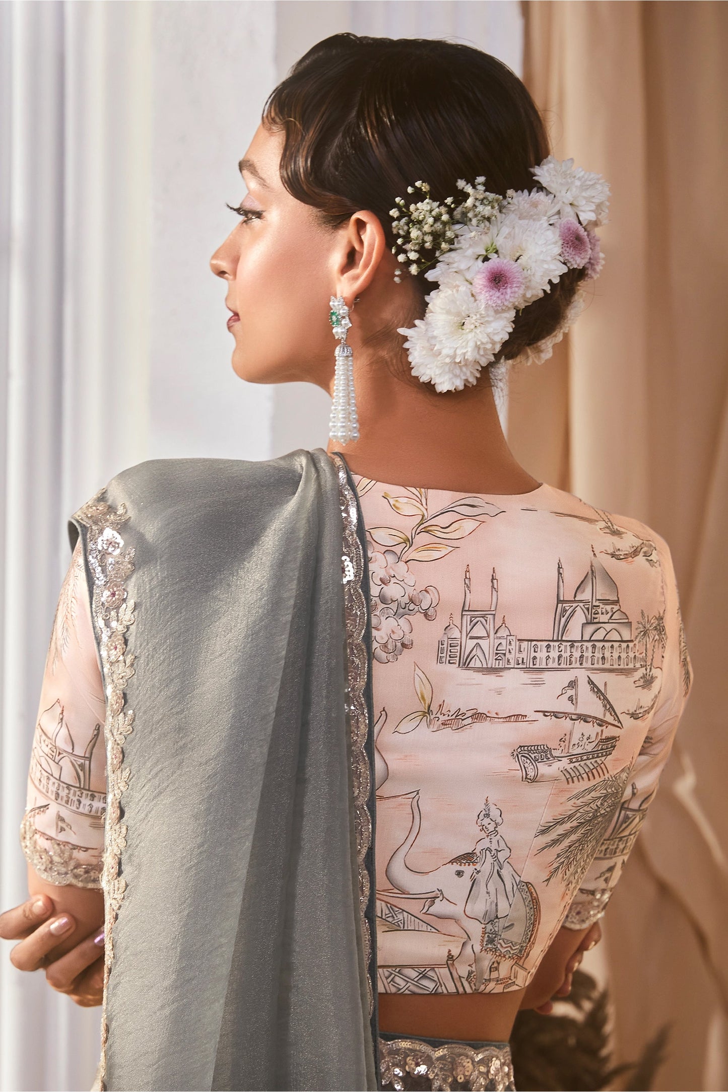 Grey Embroidered Tissue Silk Saree-SAR10232_3_SareeButa.com