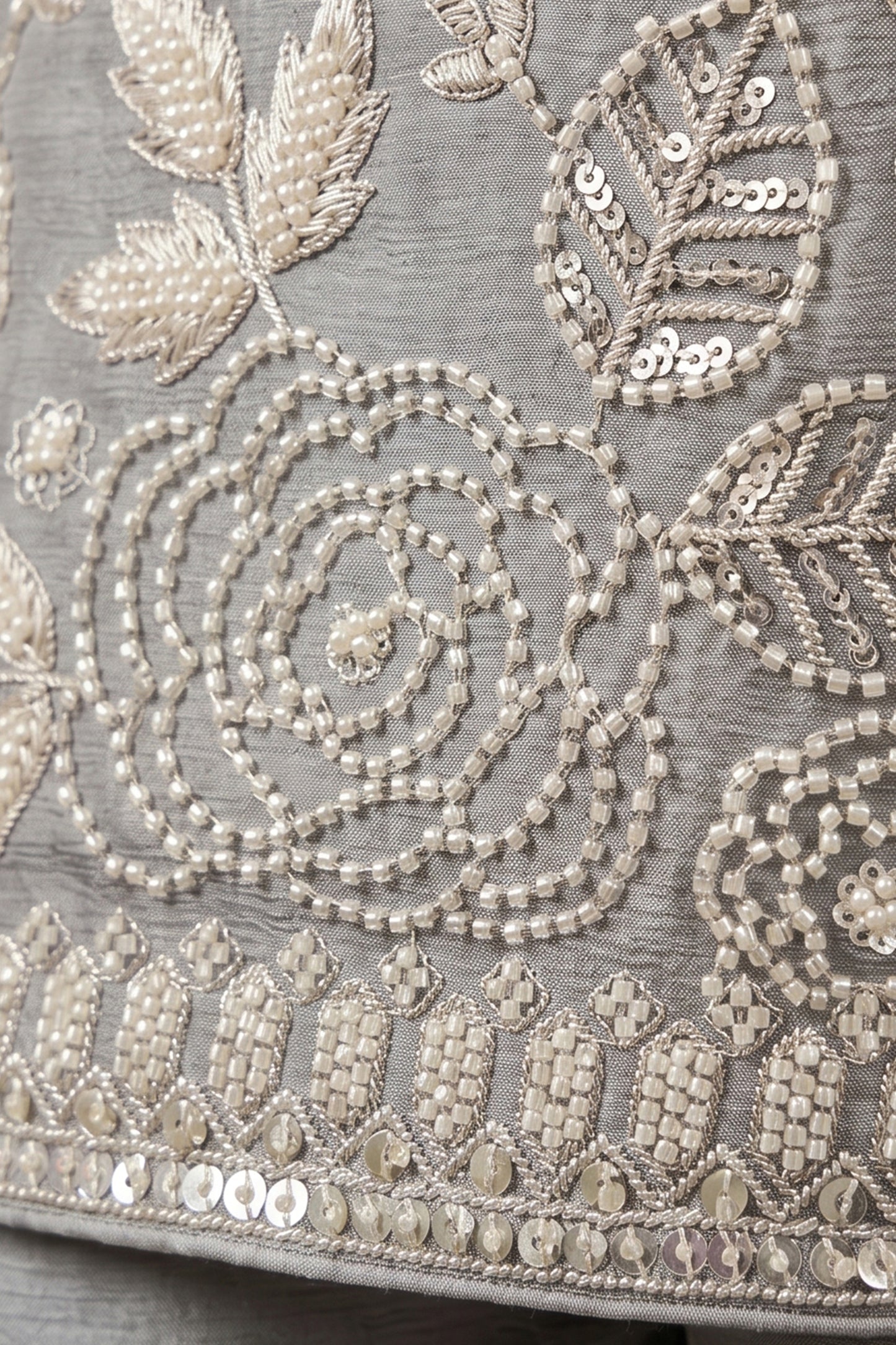 Grey Readymade Bead Work Chinon Palazzo Suit-SAR12800_5_SareeButa.com