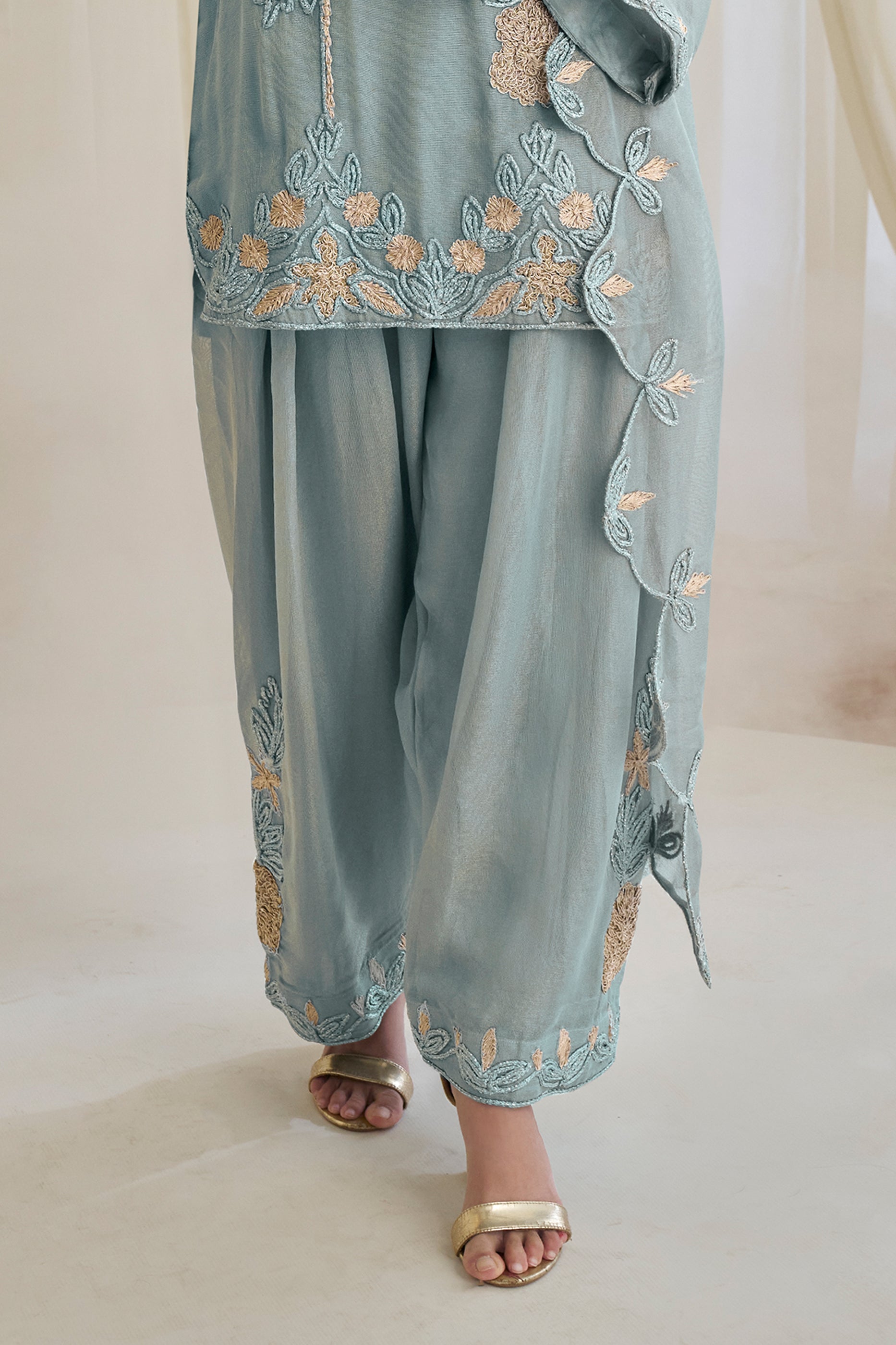 Grey Readymade Embroidered Simar Silk Suit-SAR11726_5_SareeButa.com