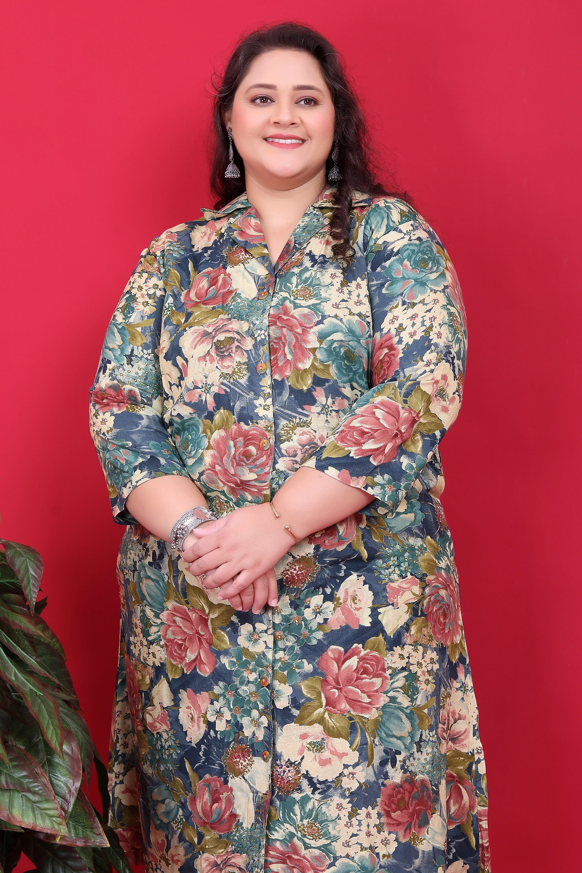Grey Readymade Rayon Co Ord Set-SAR11775_2_SareeButa.com