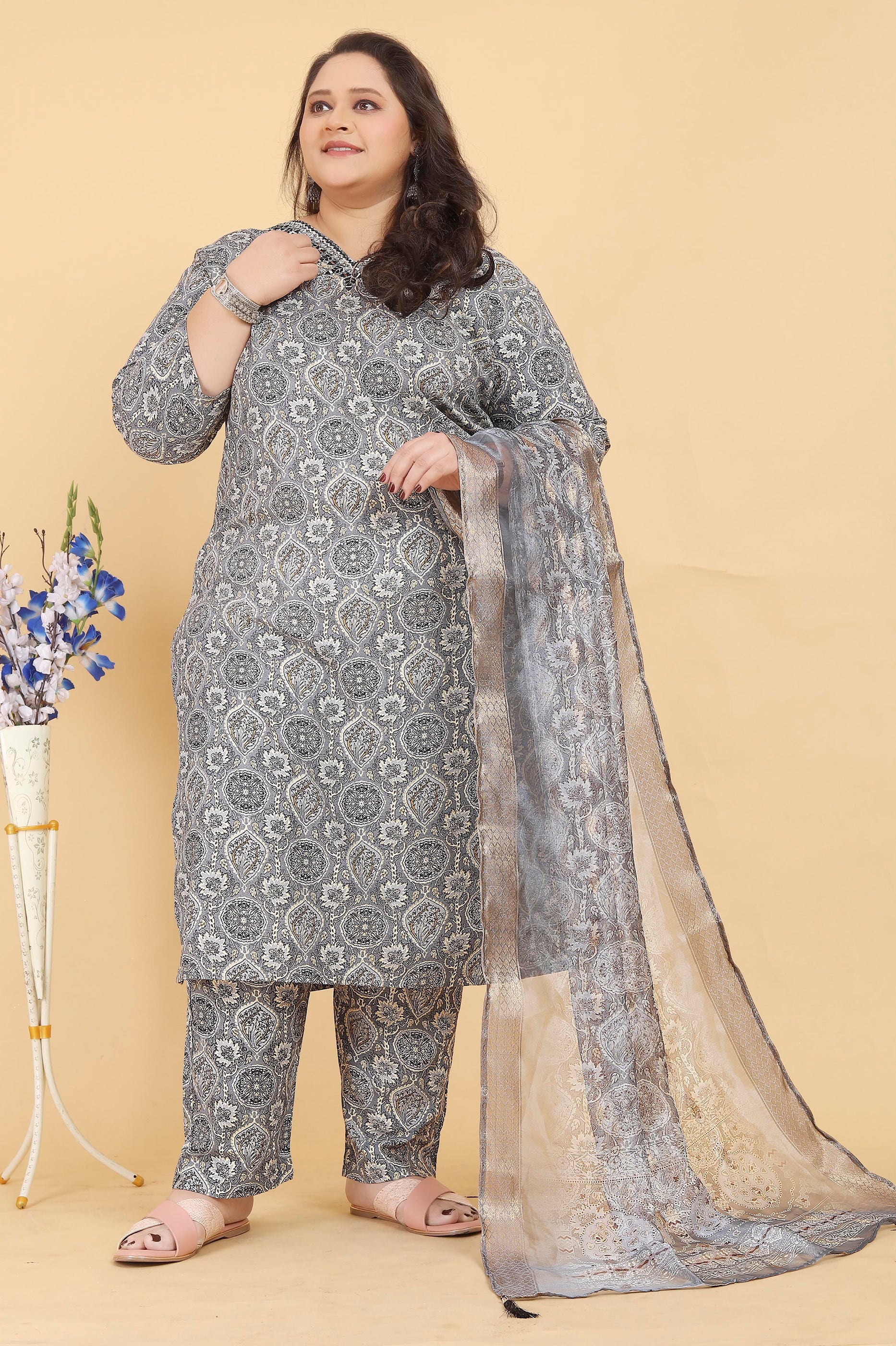 Grey Readymade Rayon Suit-SAR11760_4_SareeButa.com